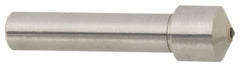Made in USA - 2 Carat Single Point Diamond Dresser - 2" Long x 7/16" Shank Diam, 5/8" Diam x 5/8" Thick Head - Exact Tooling