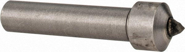 Value Collection - 3 Carat Single Point Diamond Dresser - 2" Long x 7/16" Shank Diam, 5/8" Diam x 5/8" Thick Head - Exact Tooling