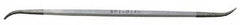 Grobet - 6" OAL Fine Oval Riffler Diamond File - 1 LOC, 126 Grit - Exact Tooling