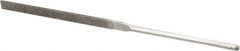 Grobet - 5-1/2" OAL Fine Equalling Needle Diamond File - 2-1/2 LOC, 220 Grit - Exact Tooling