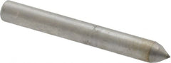 Made in USA - 1" Long x 1/8" Shank Diam Single Point Diamond Dresser - 70° Included Angle - Exact Tooling