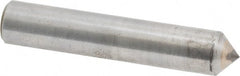 Made in USA - 1/2 Carat Single Pencil Point Diamond Dresser - 2" Long x 3/8" Shank Diam, 90° Included Angle - Exact Tooling