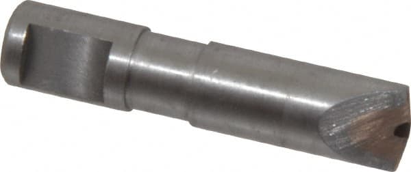 Made in USA - 0.02" Radius Single Point Diaform Diamond Dresser - 1-3/4" Long x 1/4" Shank Diam, 60° Included Angle - Exact Tooling