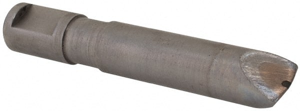 Made in USA - 0.015" Radius Single Point Diaform Diamond Dresser - 2-1/4" Long x 1/4" Shank Diam, 60° Included Angle - Exact Tooling