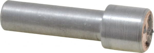 Made in USA - 2 Carat Multi-Point Diamond Dresser - 1-1/2" Long x 7/16" Shank Diam, 5/8" Diam x 5/8" Thick Head, Contains 5 Stones - Exact Tooling