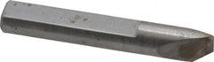 Made in USA - 0.005" Single Point Diamond Dresser - 1-9/16" Long x 1/4" Shank Diam, 40° Included Angle - Exact Tooling