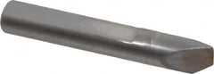 Made in USA - 0.01" Single Point Diamond Dresser - 1-9/16" Long x 1/4" Shank Diam, 40° Included Angle - Exact Tooling