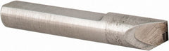 Made in USA - 0.02" Single Point Diamond Dresser - 1-9/16" Long x 1/4" Shank Diam, 40° Included Angle - Exact Tooling