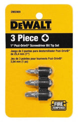 DeWALT - 3 Piece, Screwdriver Bit Set - Exact Tooling