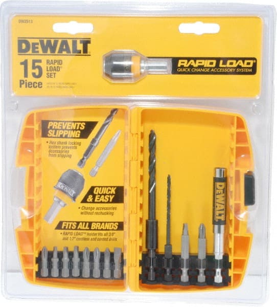 DeWALT - 15 Piece, Screwdriver Bit Set - Exact Tooling