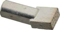 Norton - 2A-E, 3/4" Long x 7/16" Shank Diam Multi-Point Diamond Dresser - Grit Impregnated, 1/2" Long Head - Exact Tooling