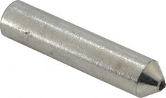 Norton - 1/5 Carat Single Point Diamond Dresser - 2" Long x 7/16" Shank Diam, 60° Included Angle - Exact Tooling