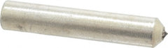 Norton - 1/2 Carat Single Point Diamond Dresser - 2" Long x 3/8" Shank Diam, 60° Included Angle - Exact Tooling