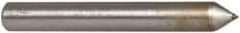 Norton - 1" Long x 1/8" Shank Diam Single Point Diamond Dresser - Convex Radius, 60° Included Angle - Exact Tooling