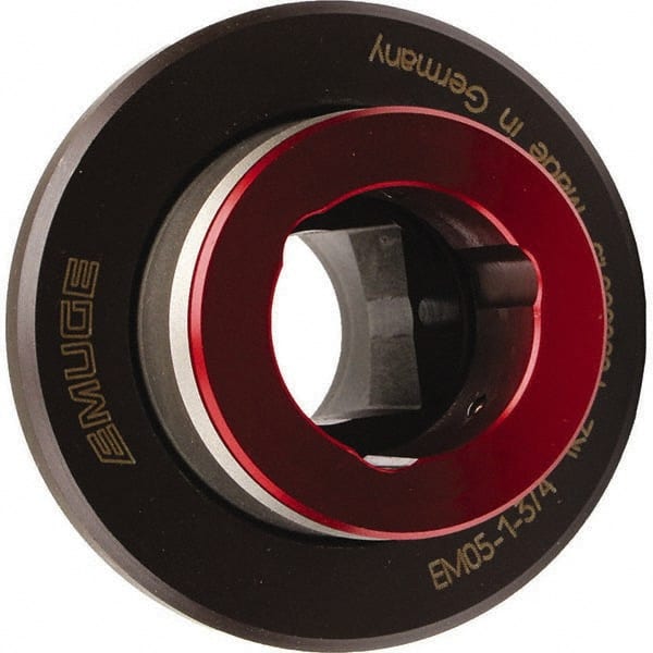 Emuge - 0.7087" Tap Shank Diam, 0.5709" Tap Square Size, #5 Tapping Adapter - 1.6535" Projection, 3.4646" Tap Depth, 4.1339" OAL, 2.3622" Shank OD, Through Coolant, Series EM05 - Exact Tooling