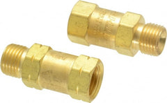 Miller-Smith - Reverse Gas-Flow Check Valves Mount Type: Regulator Mount (Pair) Gas Type: Oxygen - Exact Tooling