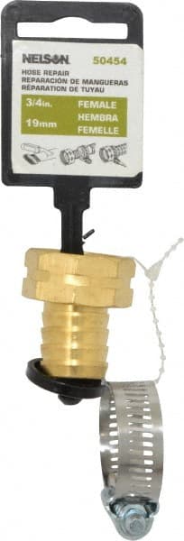Nelson - 3/4 Garden Hose Fitting - Brass, Female Connector - Exact Tooling