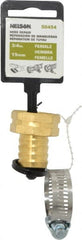 Nelson - 3/4 Garden Hose Fitting - Brass, Female Connector - Exact Tooling