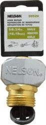Nelson - 5/8 & 3/4 Garden Hose Fitting - Brass & Metal, Male Connector - Exact Tooling