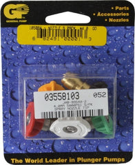 Value Collection - 5,000 psi Fixed, Quick Disconnect Pressure Washer Nozzle - 4mm Orifice Diam, 1/4" Thread - Exact Tooling