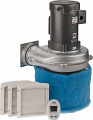 Electra-Kool - 1 Phase, 6/3.7 to 3 Amp, 455 CFM, 3,450 RPM, 200 Cubic Ft. Filtered Enclosure Blower - 2 Inch Inside Width - Exact Tooling