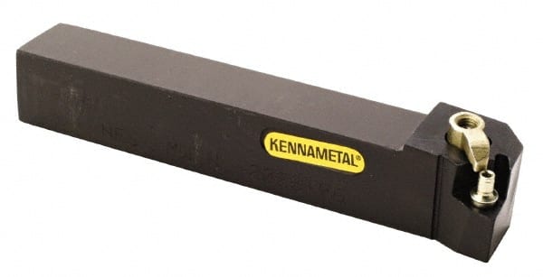 Kennametal - MWLN, Right Hand Cut, 5° Lead Angle, 20mm Shank Height x 20mm Shank Width, Negative Rake Indexable Turning Toolholder - 125mm OAL, WN..0604.. Insert Compatibility, Series Kenloc - Exact Tooling
