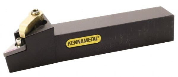 Kennametal - MVJN, Left Hand Cut, 3° Lead Angle, 32mm Shank Height x 25mm Shank Width, Negative Rake Indexable Turning Toolholder - 171mm OAL, VN..1604.. Insert Compatibility, Series Kenloc - Exact Tooling