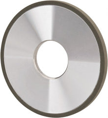 Made in USA - 4" Diam x 1-1/4" Hole x 1/4" Thick, N Hardness, 150 Grit Surface Grinding Wheel - Diamond, Type 1A1, Very Fine Grade - Exact Tooling