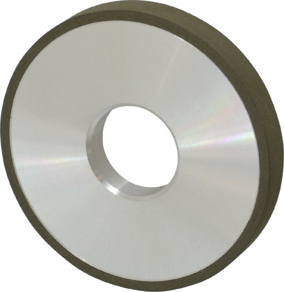 Made in USA - 4" Diam x 1-1/4" Hole x 1/2" Thick, N Hardness, 150 Grit Surface Grinding Wheel - Diamond, Type 1A1, Very Fine Grade - Exact Tooling