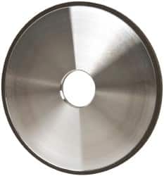 Made in USA - 6" Diam x 1-1/4" Hole x 1/4" Thick, N Hardness, 100 Grit Surface Grinding Wheel - Diamond, Type 1A1, Fine Grade - Exact Tooling