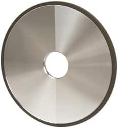 Made in USA - 6" Diam x 1-1/4" Hole x 1/4" Thick, N Hardness, 220 Grit Surface Grinding Wheel - Diamond, Type 1A1, Very Fine Grade - Exact Tooling