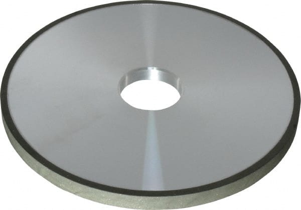 Made in USA - 6" Diam x 1-1/4" Hole x 3/8" Thick, N Hardness, 150 Grit Surface Grinding Wheel - Diamond, Type 1A1, Very Fine Grade - Exact Tooling