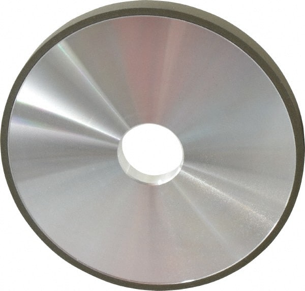 Made in USA - 6" Diam x 1-1/4" Hole x 1/2" Thick, N Hardness, 220 Grit Surface Grinding Wheel - Diamond, Type 1A1, Very Fine Grade - Exact Tooling