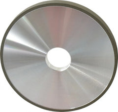 Made in USA - 6" Diam x 1-1/4" Hole x 1/2" Thick, N Hardness, 220 Grit Surface Grinding Wheel - Diamond, Type 1A1, Very Fine Grade - Exact Tooling