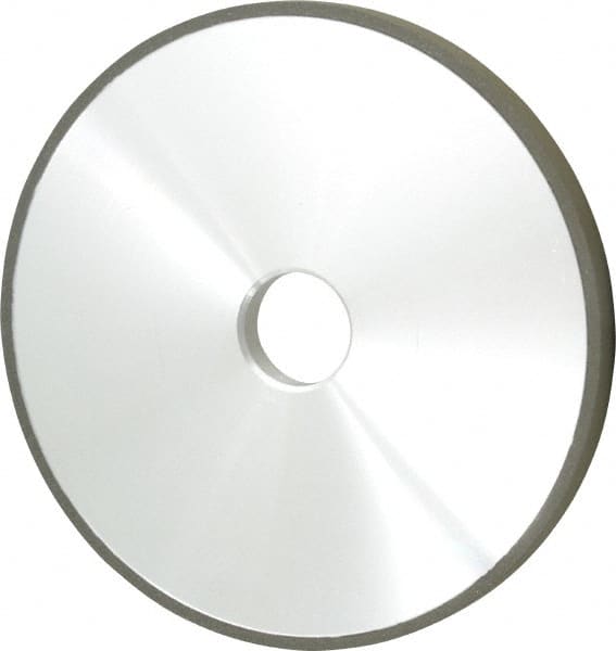 Made in USA - 7" Diam x 1-1/4" Hole x 1/2" Thick, N Hardness, 100 Grit Surface Grinding Wheel - Diamond, Type 1A1, Fine Grade - Exact Tooling