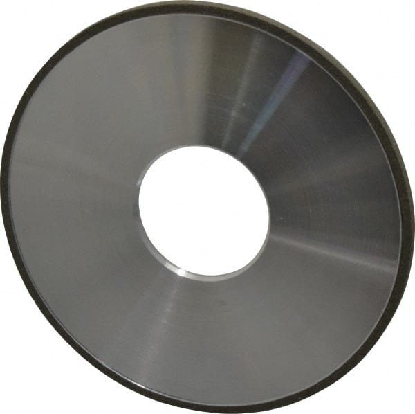 Made in USA - 4" Diam x 1-1/4" Hole x 1/8" Thick, N Hardness, 100 Grit Surface Grinding Wheel - Diamond, Type 1A1, Fine Grade - Exact Tooling