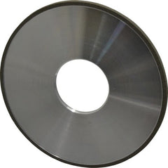 Made in USA - 4" Diam x 1-1/4" Hole x 1/8" Thick, N Hardness, 100 Grit Surface Grinding Wheel - Diamond, Type 1A1, Fine Grade - Exact Tooling