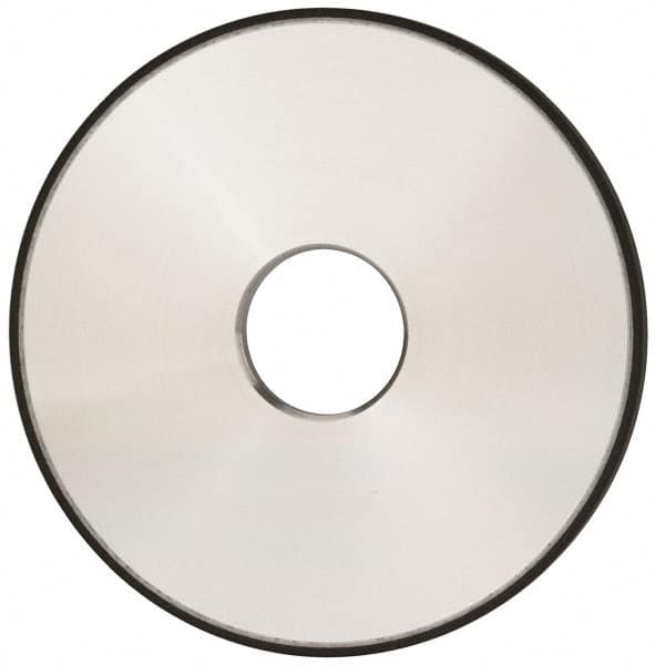 Made in USA - 5" Diam x 1-1/4" Hole x 1/4" Thick, N Hardness, 220 Grit Surface Grinding Wheel - Diamond, Type 1A1, Very Fine Grade - Exact Tooling