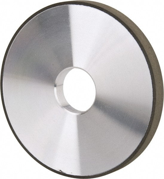 Made in USA - 5" Diam x 1-1/4" Hole x 1/2" Thick, N Hardness, 150 Grit Surface Grinding Wheel - Diamond, Type 1A1, Very Fine Grade - Exact Tooling
