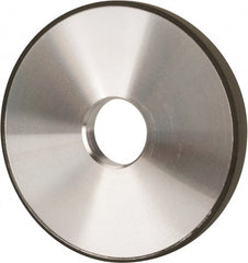 Made in USA - 5" Diam x 1-1/4" Hole x 1/2" Thick, N Hardness, 220 Grit Surface Grinding Wheel - Diamond, Type 1A1, Fine Grade - Exact Tooling