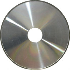 Made in USA - 6" Diam x 1-1/4" Hole x 1/8" Thick, N Hardness, 100 Grit Surface Grinding Wheel - Diamond, Type 1A1, Fine Grade - Exact Tooling