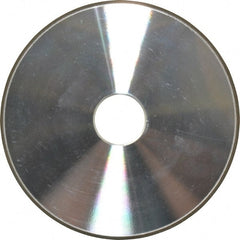 Made in USA - 6" Diam x 1-1/4" Hole x 1/4" Thick, N Hardness, 100 Grit Surface Grinding Wheel - Diamond, Type 1A1, Fine Grade - Exact Tooling