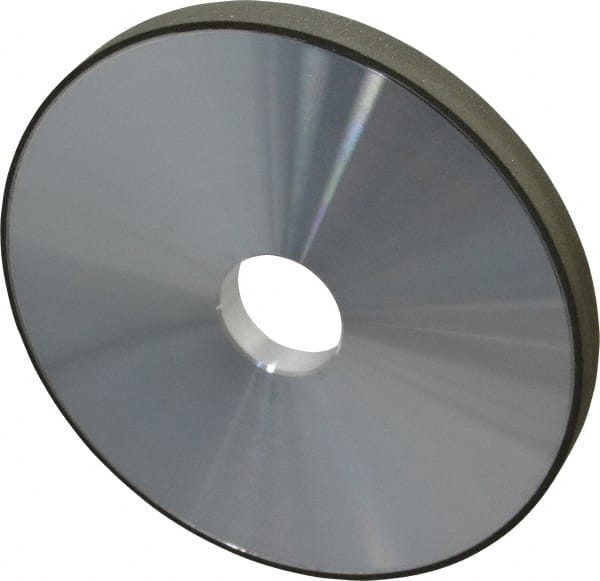 Made in USA - 6" Diam x 1-1/4" Hole x 1/2" Thick, N Hardness, 100 Grit Surface Grinding Wheel - Diamond, Type 1A1, Fine Grade - Exact Tooling