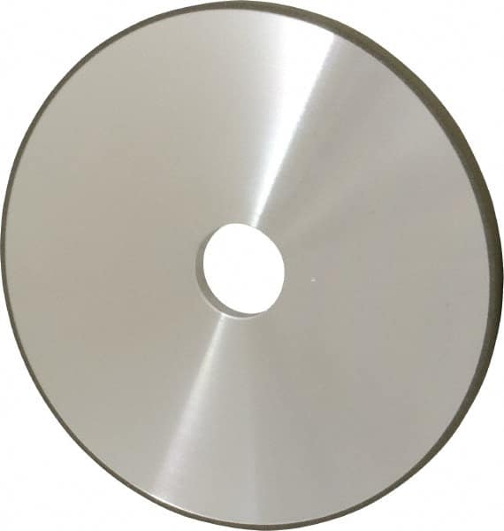 Made in USA - 7" Diam x 1-1/4" Hole x 3/8" Thick, N Hardness, 100 Grit Surface Grinding Wheel - Diamond, Type 1A1, Fine Grade - Exact Tooling