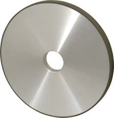 Made in USA - 7" Diam x 1-1/4" Hole x 1/2" Thick, N Hardness, 100 Grit Surface Grinding Wheel - Diamond, Type 1A1, Fine Grade - Exact Tooling