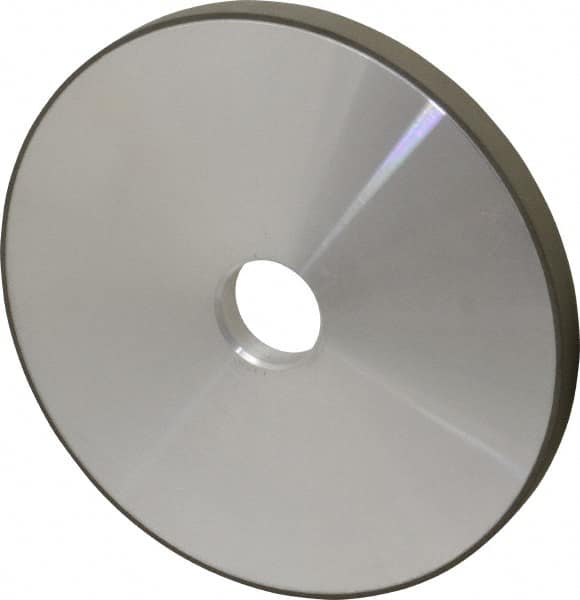 Made in USA - 7" Diam x 1-1/4" Hole x 1/2" Thick, N Hardness, 220 Grit Surface Grinding Wheel - Diamond, Type 1A1, Very Fine Grade - Exact Tooling