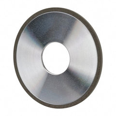 Made in USA - 4" Diam x 1-1/4" Hole x 1/8" Thick, N Hardness, 220 Grit Surface Grinding Wheel - Diamond, Type 1A1, Very Fine Grade - Exact Tooling