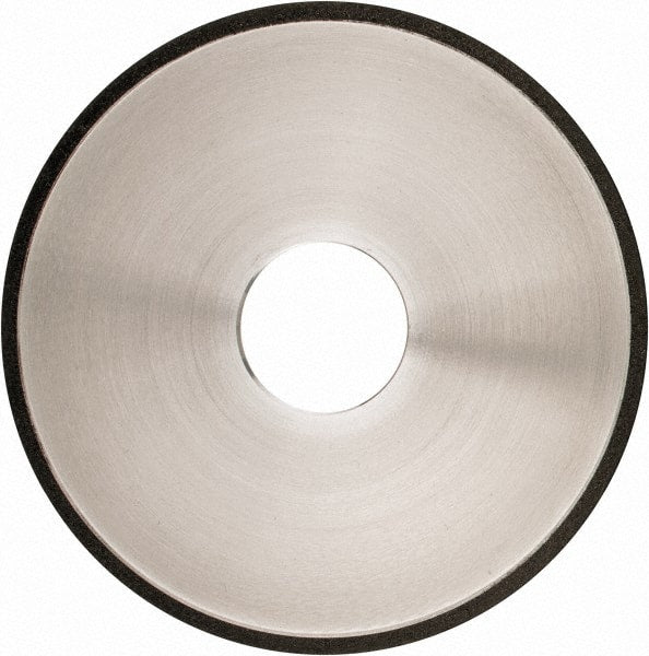 Made in USA - 5" Diam x 1-1/4" Hole x 1/8" Thick, N Hardness, 100 Grit Surface Grinding Wheel - Diamond, Type 1A1, Fine Grade - Exact Tooling