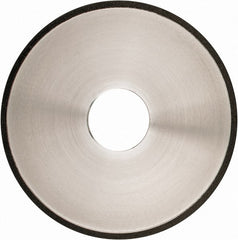 Made in USA - 5" Diam x 1-1/4" Hole x 1/8" Thick, N Hardness, 100 Grit Surface Grinding Wheel - Diamond, Type 1A1, Fine Grade - Exact Tooling