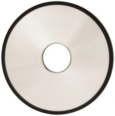 Made in USA - 5" Diam x 1-1/4" Hole x 1/4" Thick, N Hardness, 100 Grit Surface Grinding Wheel - Diamond, Type 1A1, Fine Grade - Exact Tooling